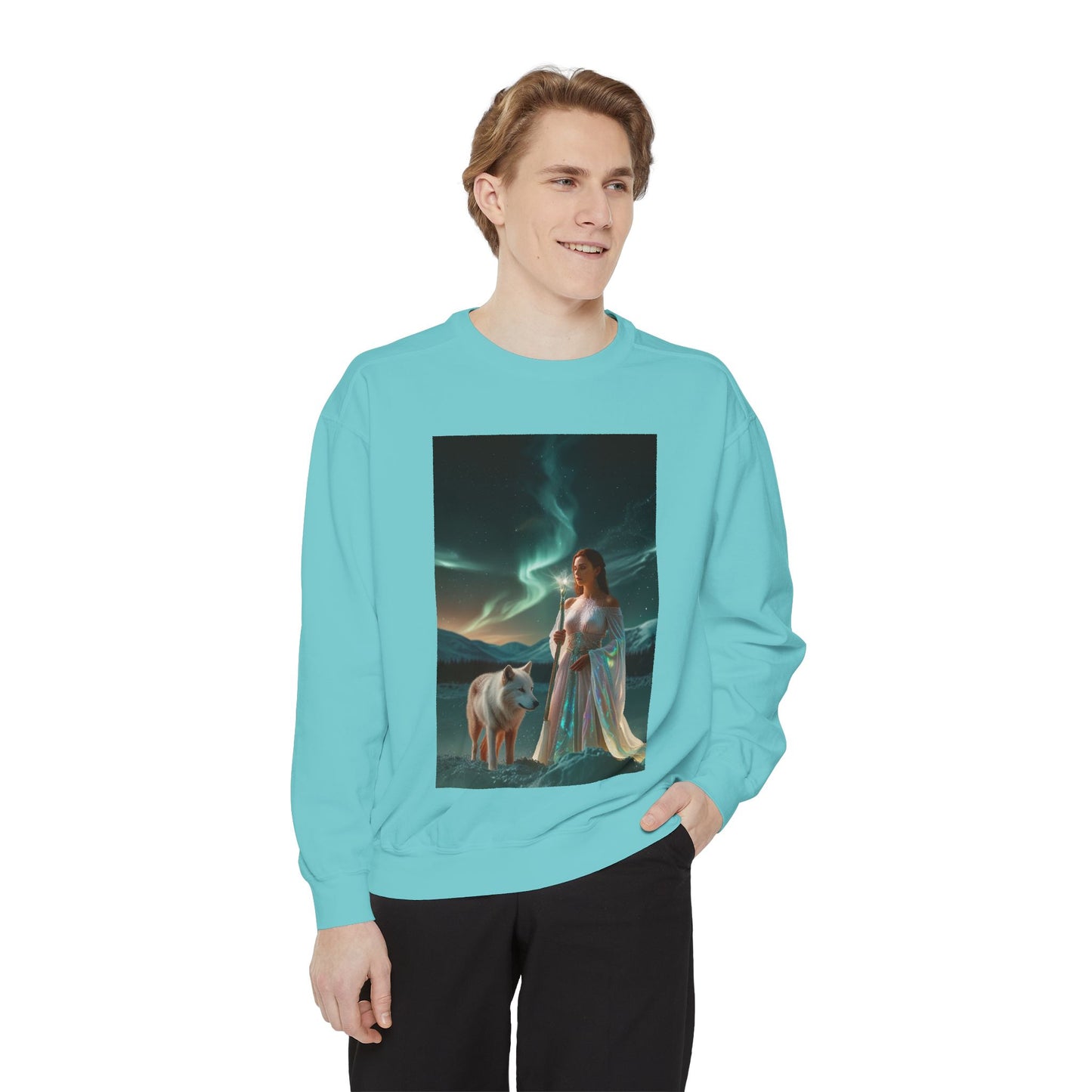 Mystic Aurora Goddess Sweatshirt