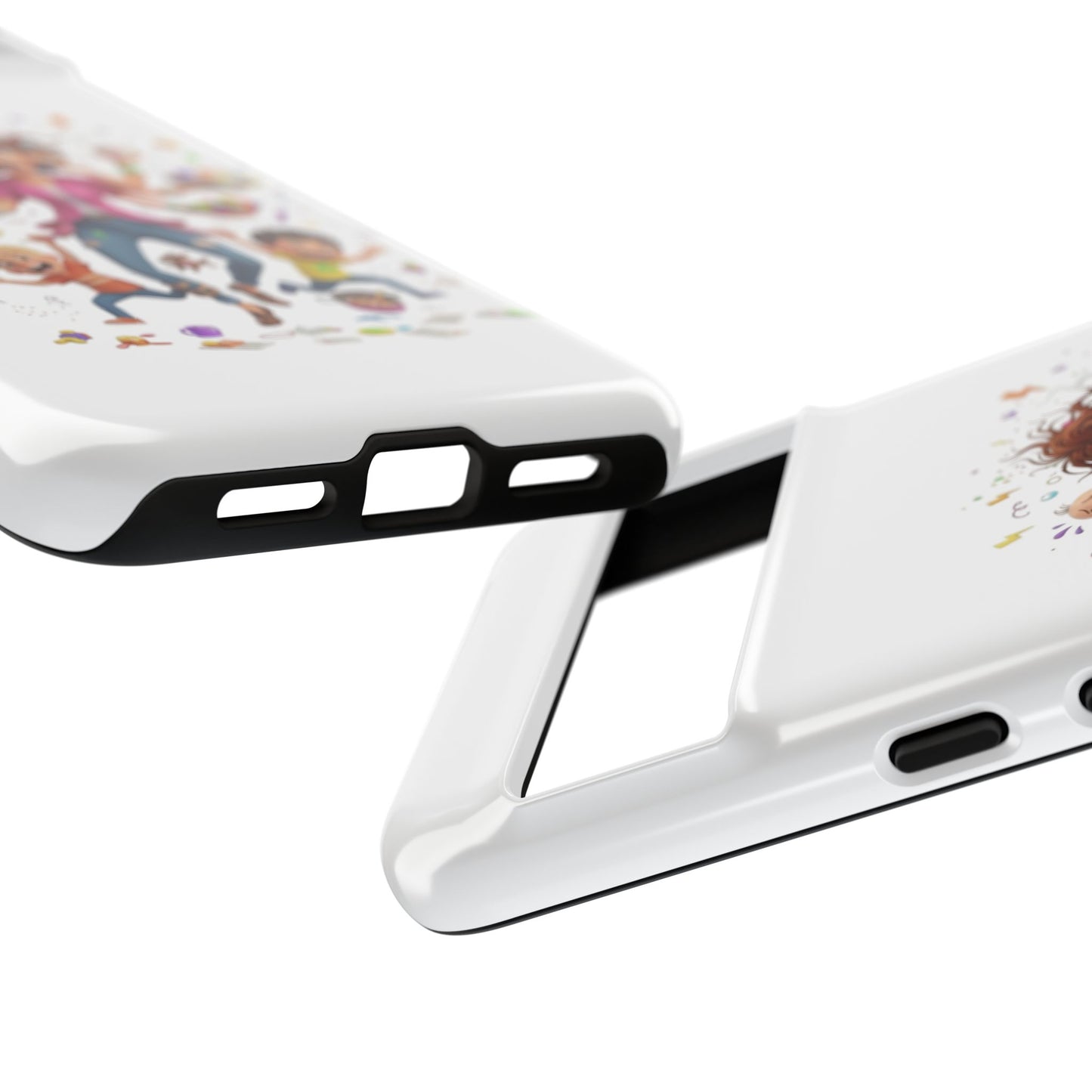 Funda para Google Phone - Diseño de caricatura de mamá frenética (Vida de mamá caótica y divertida)