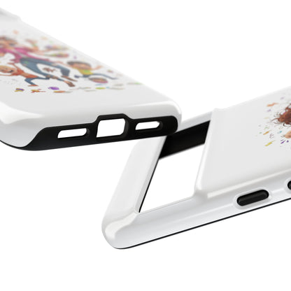 Funda para Google Phone - Diseño de caricatura de mamá frenética (Vida de mamá caótica y divertida)