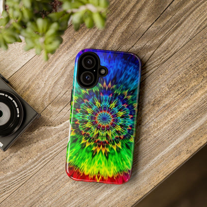 Tough Case — Vivid Tie-Dye Kaleidoscope Phone Case