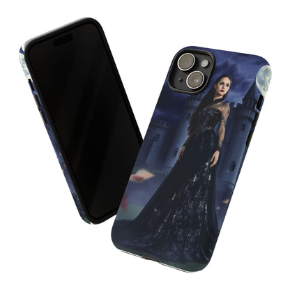 iPhone Gothic Moonlit Castle Phone Case — Elegant Dark Fantasy Protective Cover