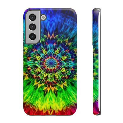 Fundas resistentes para Samsung - Funda para teléfono con mandala teñido anudado arcoíris