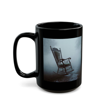 Haunted Rocking Chair Mug - Spooky Fog Gothic Coffee Cup (11oz/15oz)