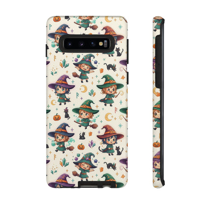 Samsung Handyhülle mit Hexenmotiv für Kinder – Niedliche Halloween-iPhone-Hülle
