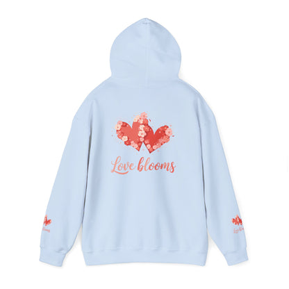 Hoodie — Love Blooms Heart Floral Design