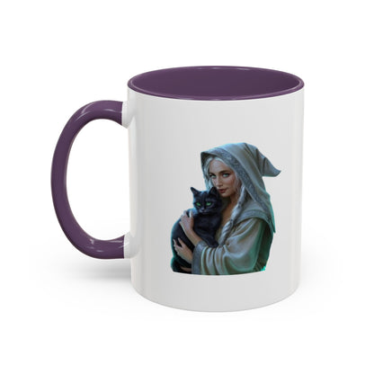 Mystical Pet Lover Mug | Unique Dog and Cat Coffee Cup | Gift for Animal Lovers, Cozy Nights, Witchy Vibes