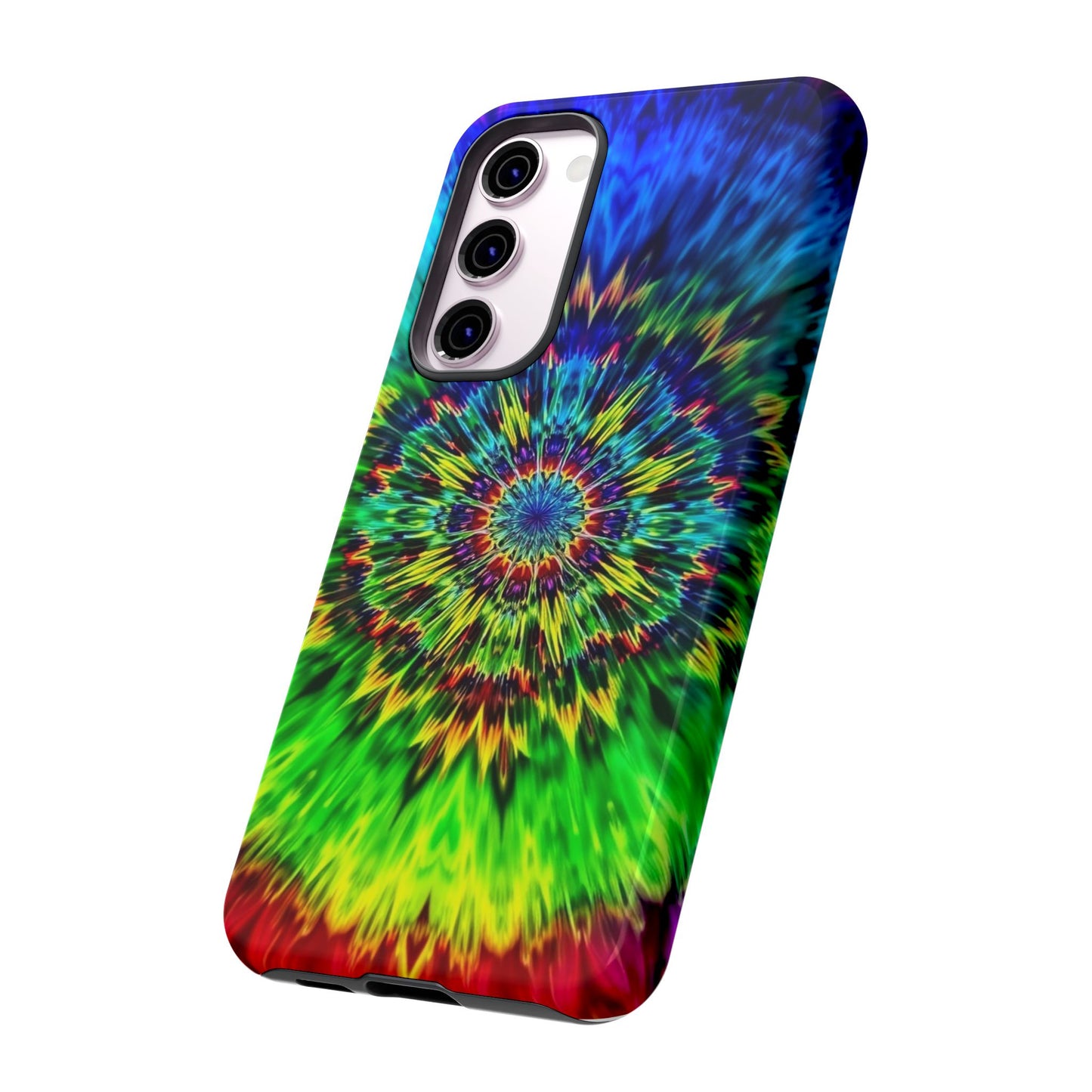 Fundas resistentes para Samsung - Funda para teléfono con mandala teñido anudado arcoíris
