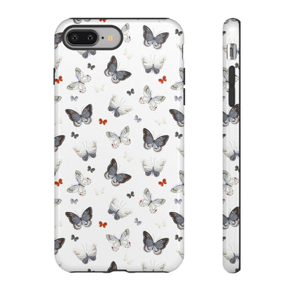iPhone Butterfly Pattern Tough Phone Case — Protective Floral-Inspired iPhone Case