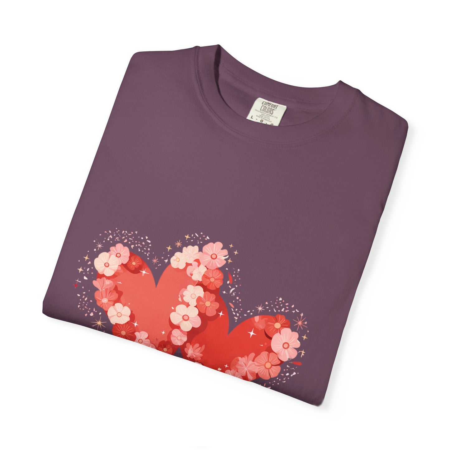 Love Blooms T-Shirt — Floral Heart Graphic Tee for Valentine’s Day