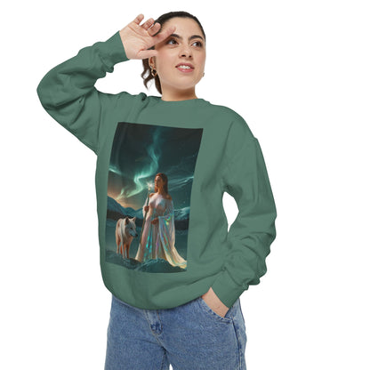 Mystic Aurora Goddess Sweatshirt
