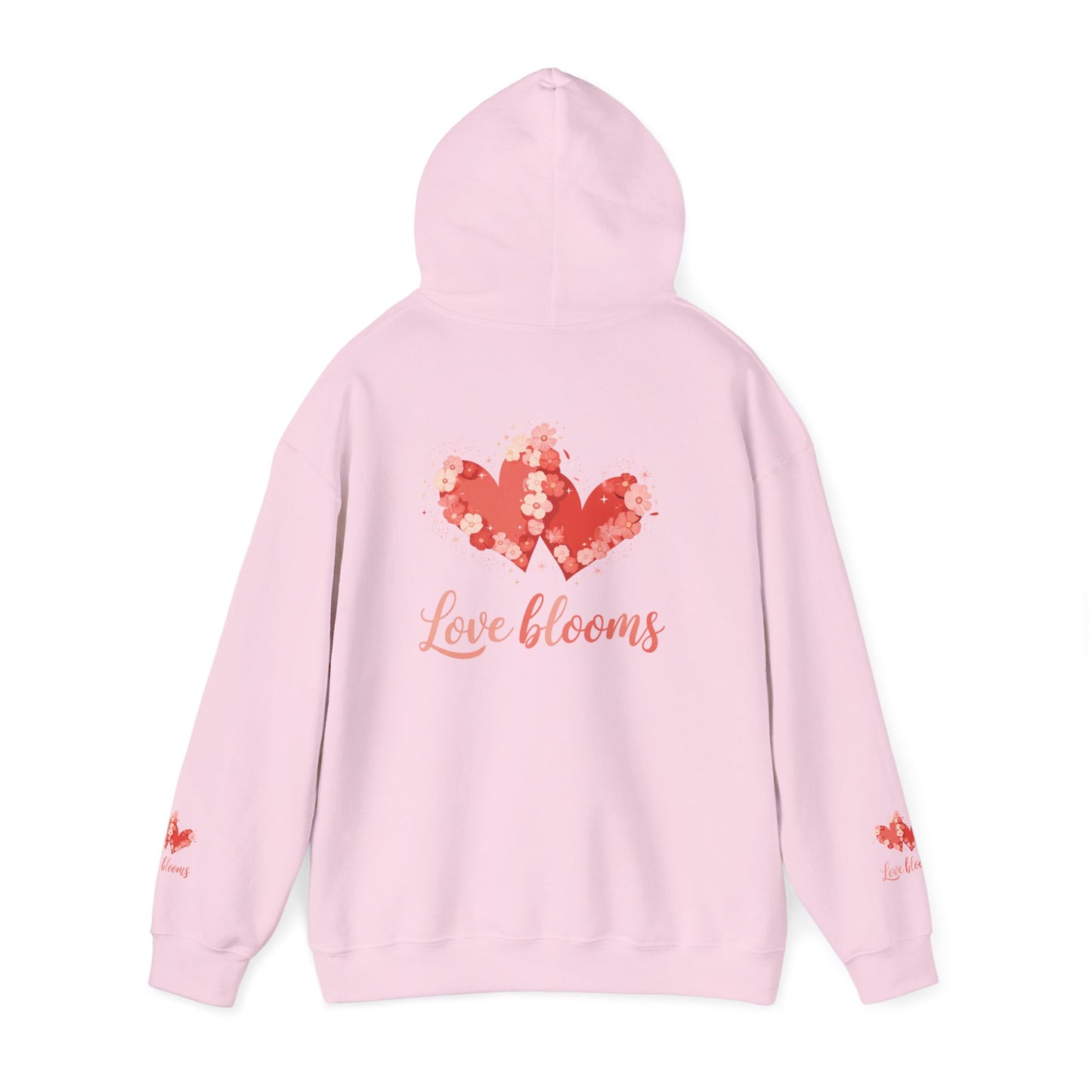 Hoodie — Love Blooms Heart Floral Design