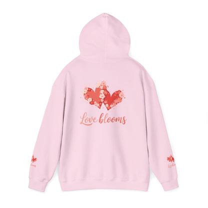 Hoodie — Love Blooms Heart Floral Design