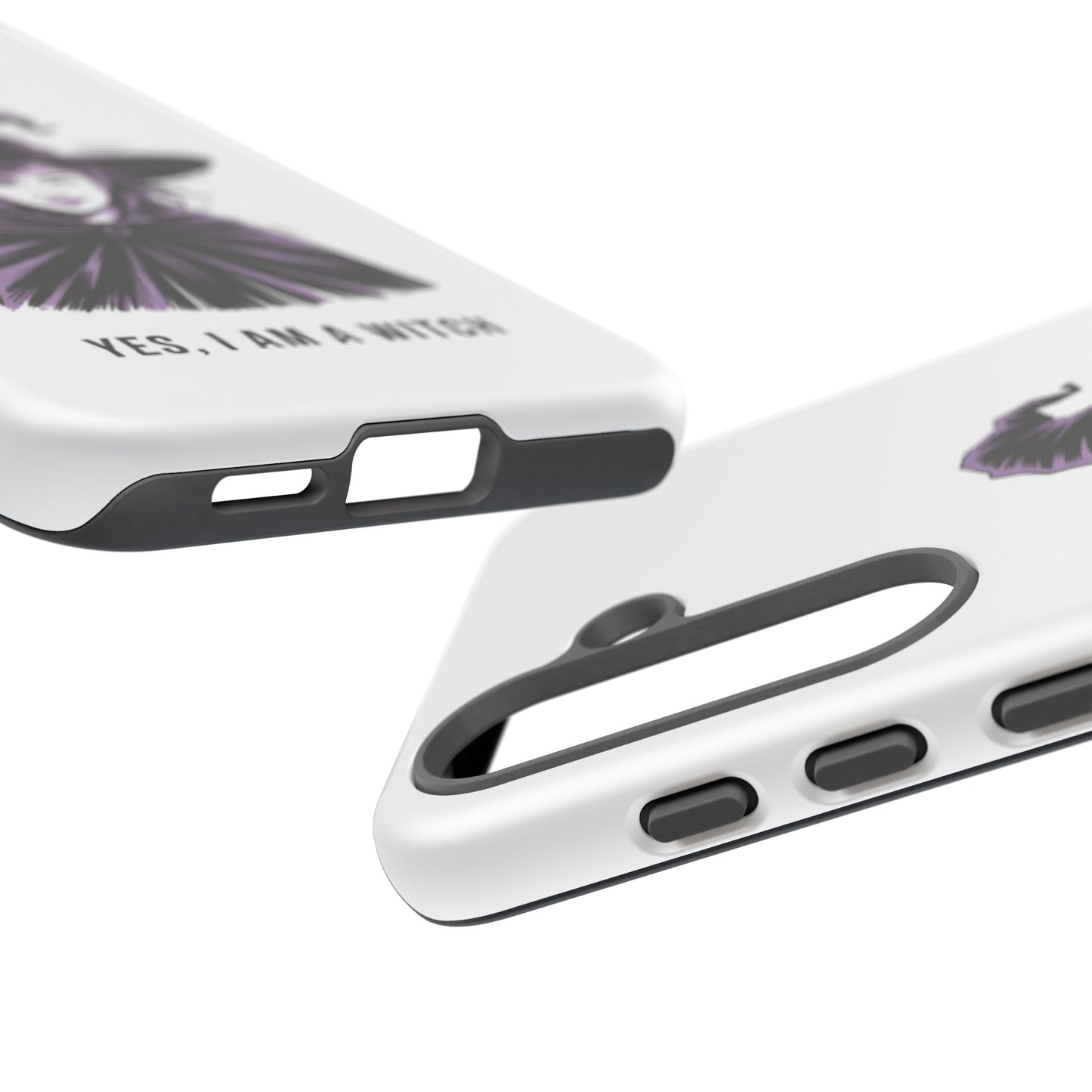 Funda para Samsung — «Sí, soy una bruja» con ilustración de bruja