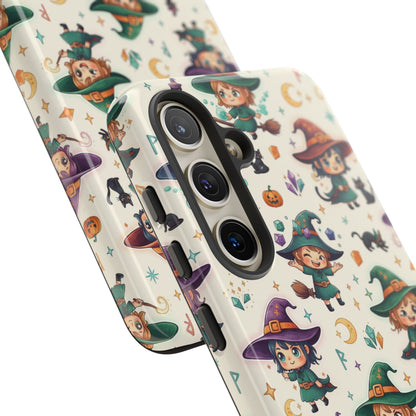 Samsung Handyhülle mit Hexenmotiv für Kinder – Niedliche Halloween-iPhone-Hülle