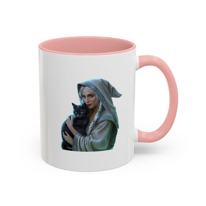 Mystical Pet Lover Mug | Unique Dog and Cat Coffee Cup | Gift for Animal Lovers, Cozy Nights, Witchy Vibes