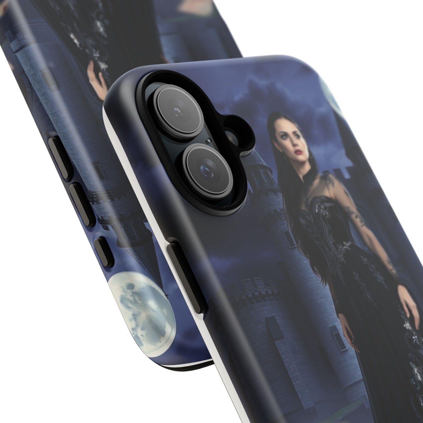 iPhone Gothic Moonlit Castle Phone Case — Elegant Dark Fantasy Protective Cover
