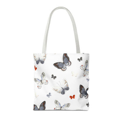 Butterfly Pattern Tote Bag — Lightweight Floral Tote for Everyday Use