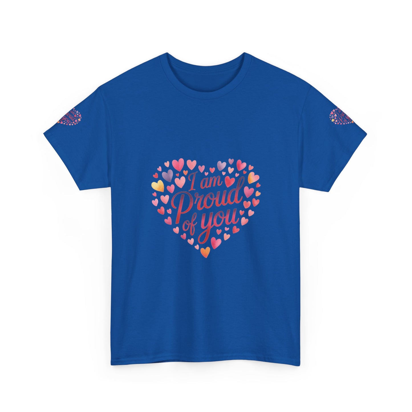 Proud of You Heart T‑Shirt with embroidery
