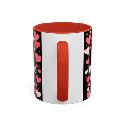 Valentine "Be Mine" Accent Coffee Mug