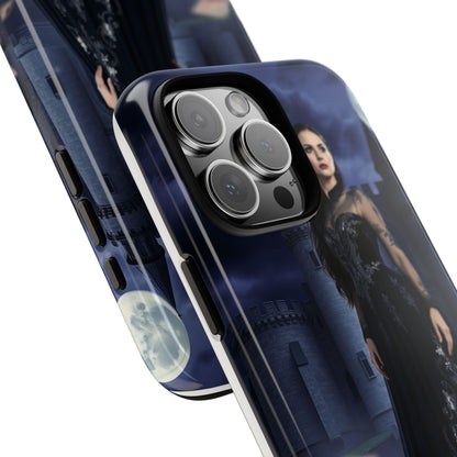 iPhone Gothic Moonlit Castle Phone Case — Elegant Dark Fantasy Protective Cover