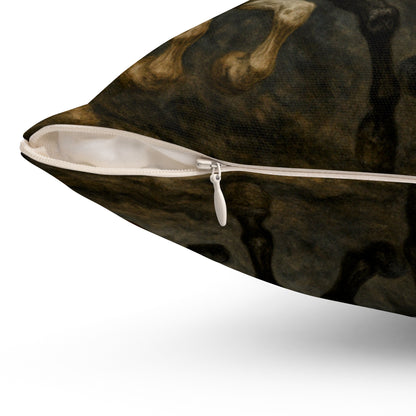 Four Horsemen Throw Pillow — Gothic Apocalypse Art Decorative Cushion