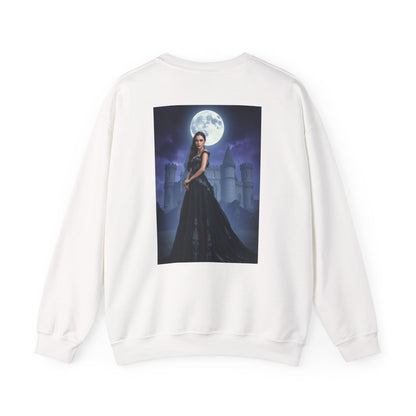Gothic Moonlit Lady Crewneck Sweatshirt