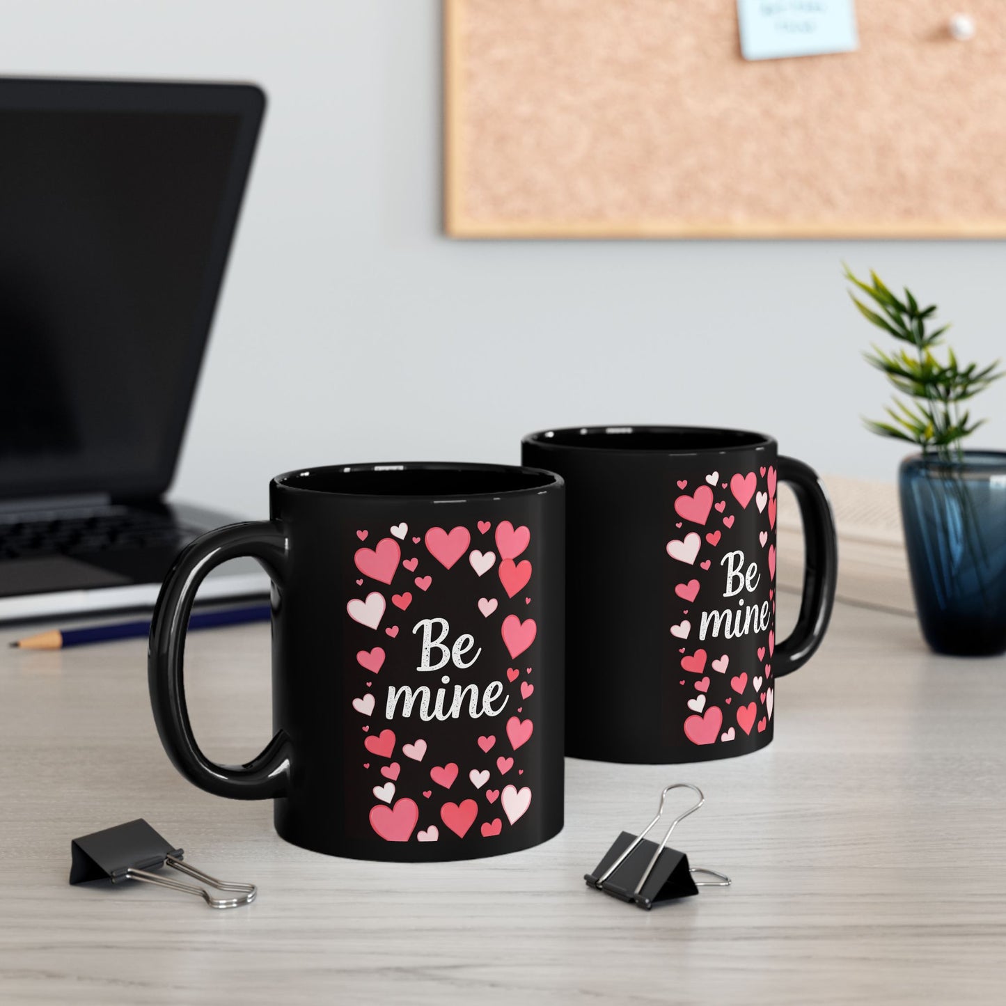 Be Mine Heart Mug — Valentine’s Day Romantic Coffee Cup (11oz & 15oz)