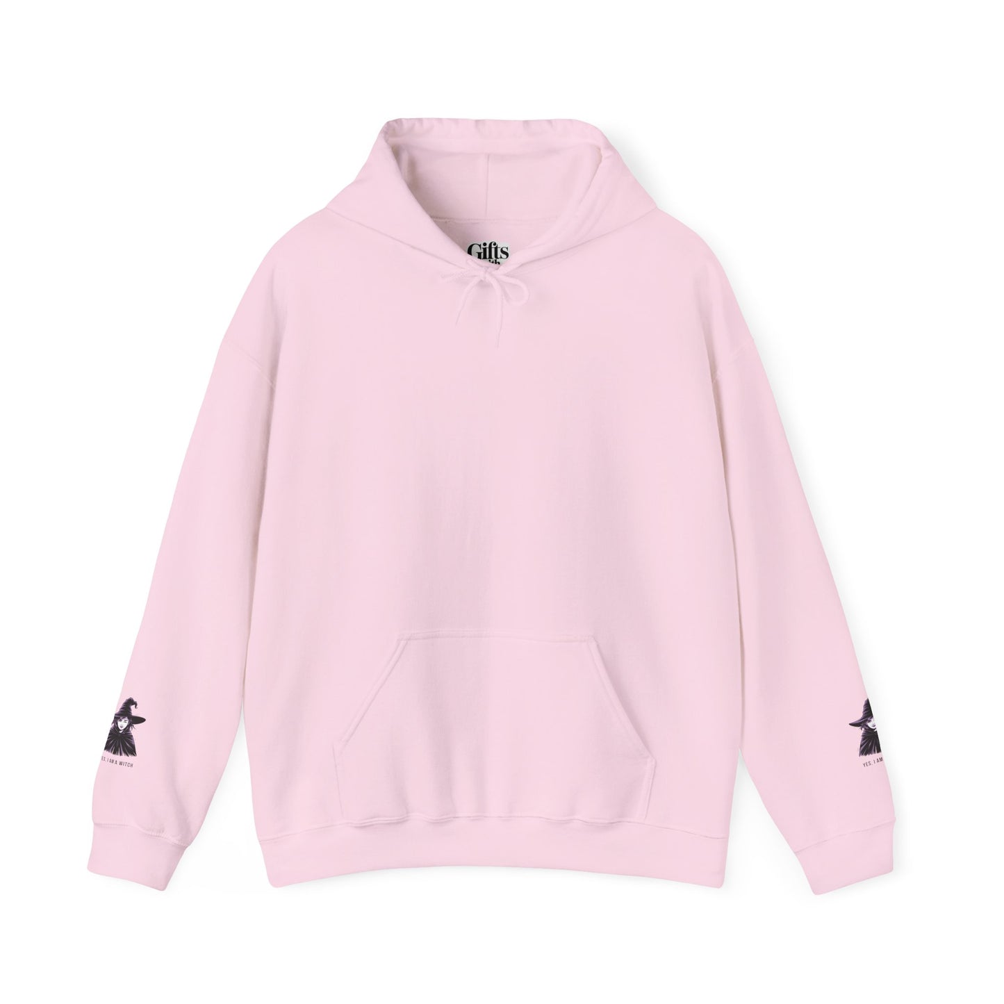 Witch Portrait Hoodie — "Yes, I Am a Witch" Graphic Pullover