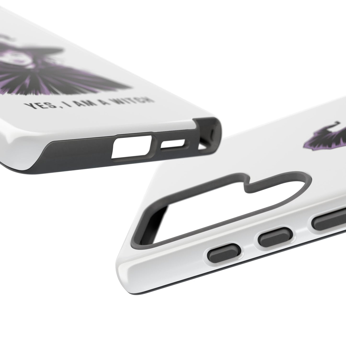 Funda para Samsung — «Sí, soy una bruja» con ilustración de bruja