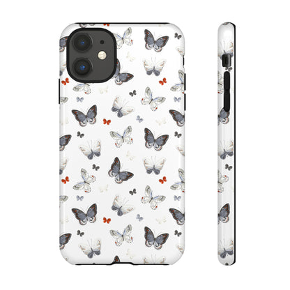 iPhone Butterfly Pattern Tough Phone Case — Protective Floral-Inspired iPhone Case