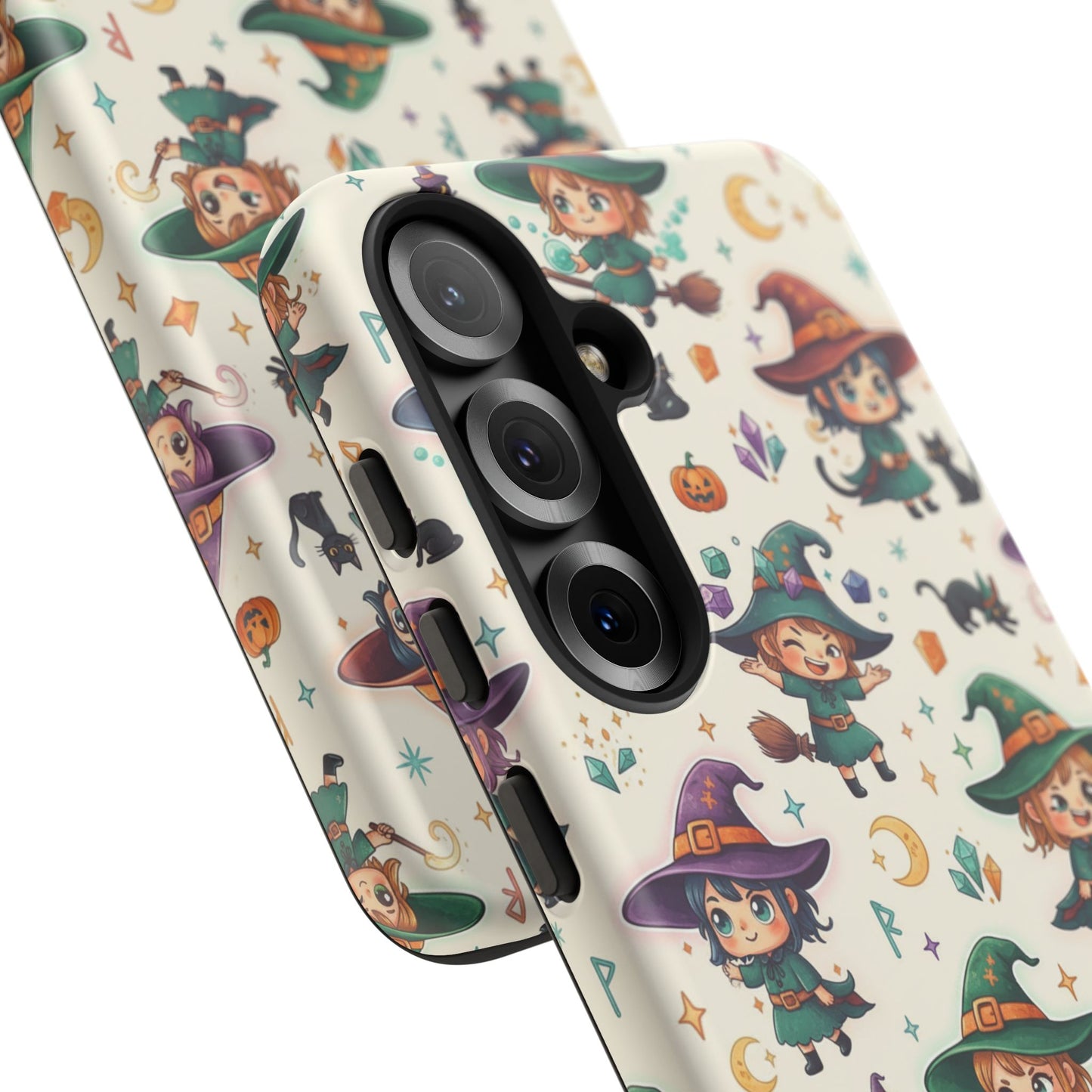 Samsung Handyhülle mit Hexenmotiv für Kinder – Niedliche Halloween-iPhone-Hülle