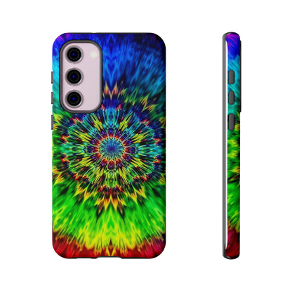 Fundas resistentes para Samsung - Funda para teléfono con mandala teñido anudado arcoíris