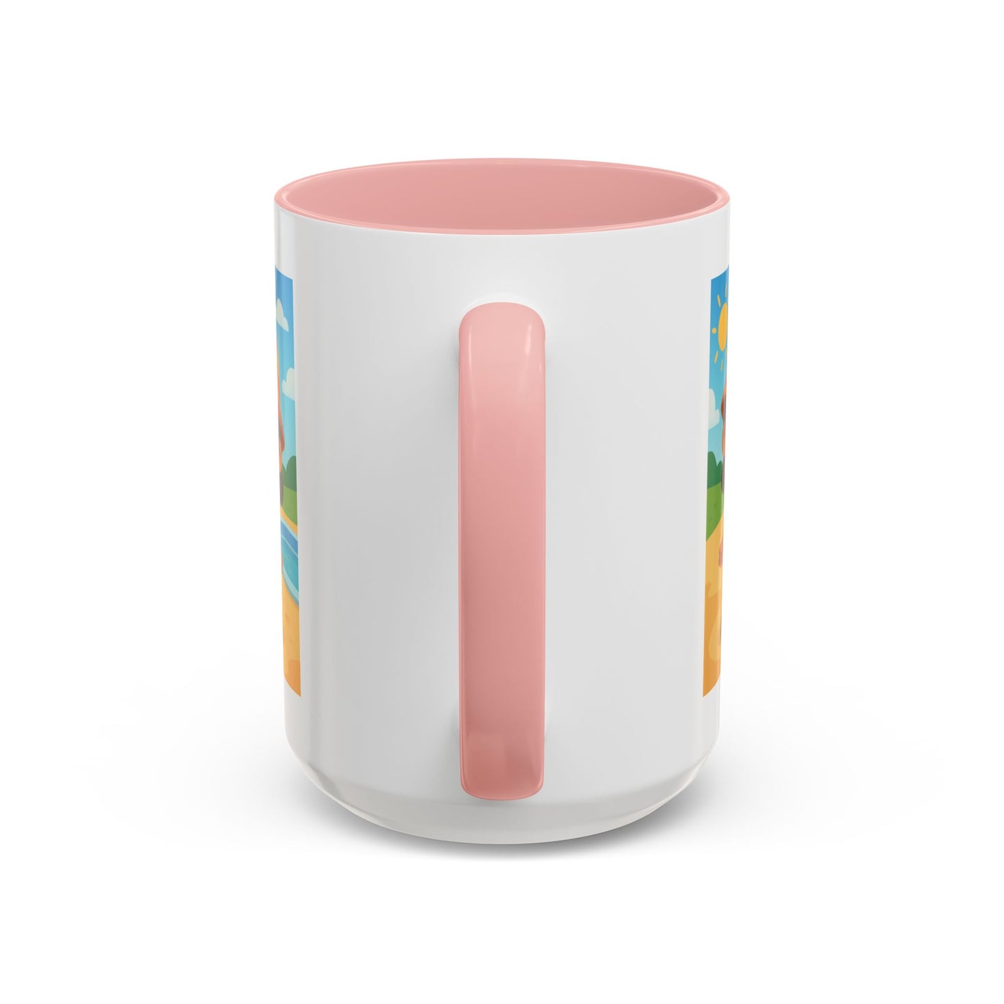 Good Vibes Beach Kid Mug — Accent Coffee Mug (11/15oz)