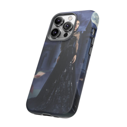 iPhone Gothic Moonlit Castle Phone Case — Elegant Dark Fantasy Protective Cover
