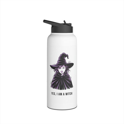 Stylish Stainless Steel Water Bottle | Eco-Friendly Drinkware, Travel Hydration, Perfect Gift for Witch Lovers, Outdoor Adventures, [...]