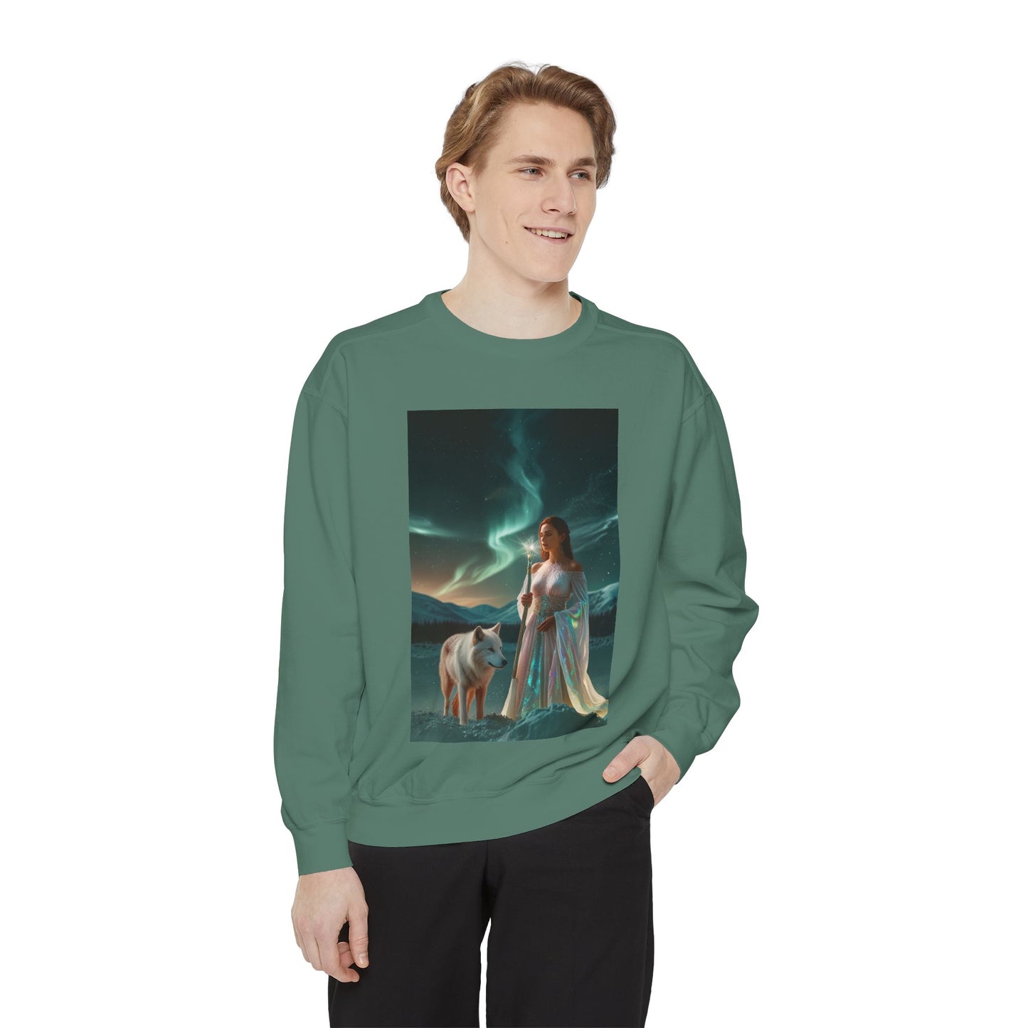 Mystic Aurora Goddess Sweatshirt