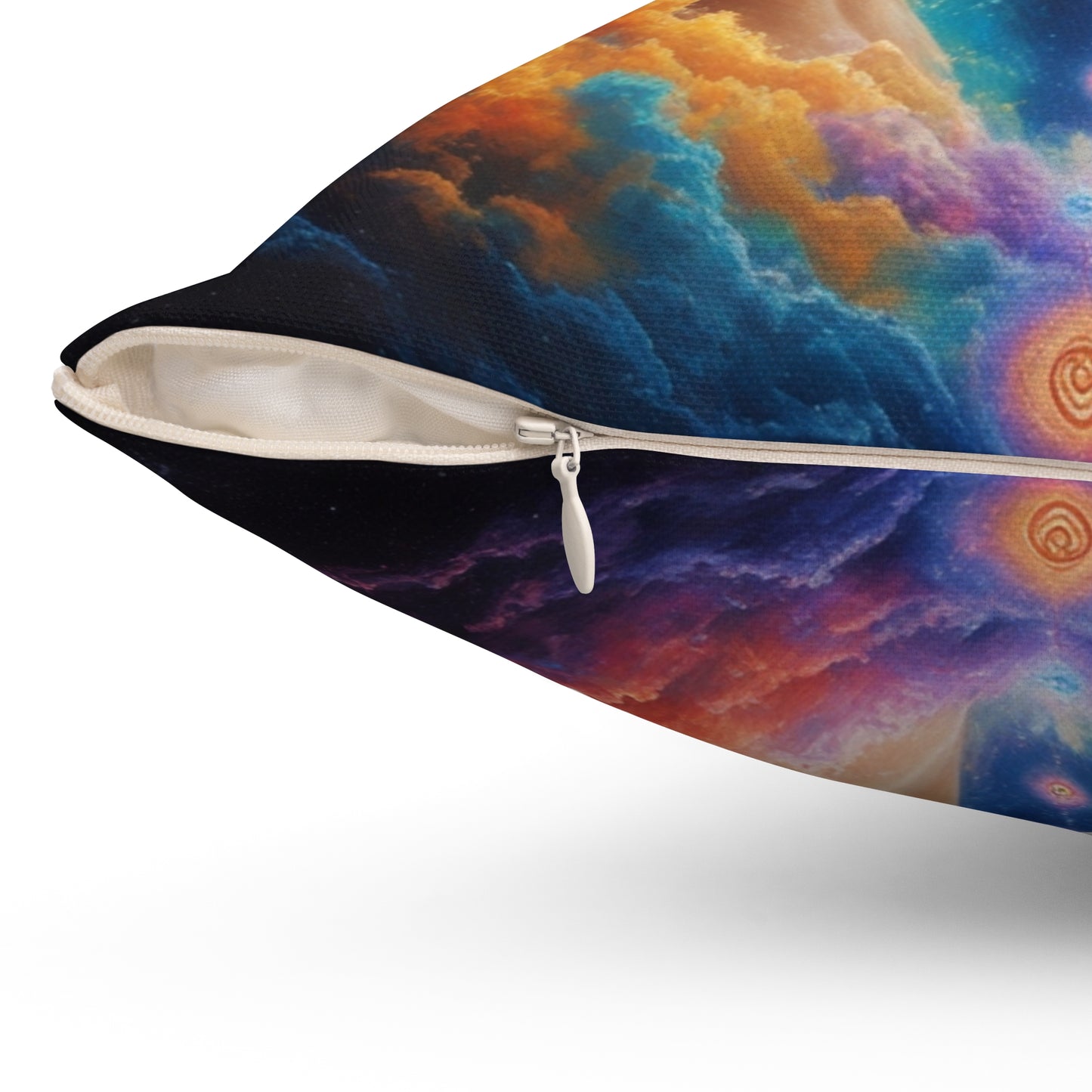 Mystic Soulmates Pillow — Ethereal Lovers Decorative Throw Pillow