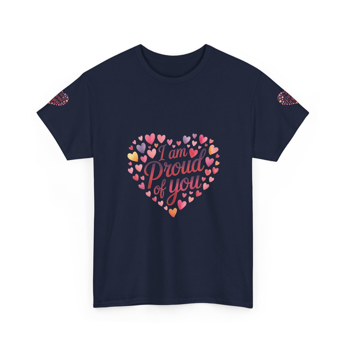 Proud of You Heart T‑Shirt with embroidery