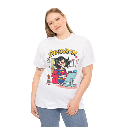 Supermom T-Shirt — Funny Mom Superhero Graphic Tee for Mothers’ Day