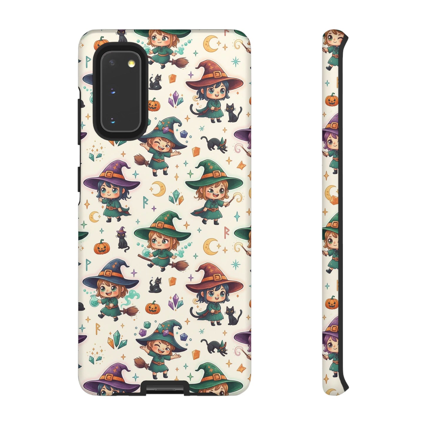 Samsung Handyhülle mit Hexenmotiv für Kinder – Niedliche Halloween-iPhone-Hülle