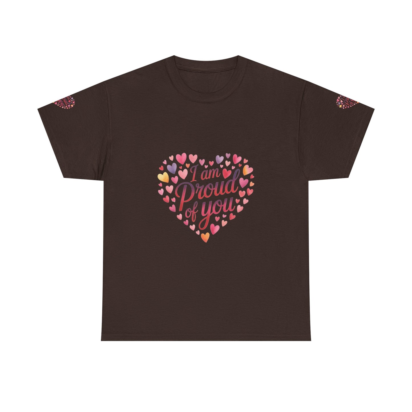 Proud of You Heart T‑Shirt with embroidery