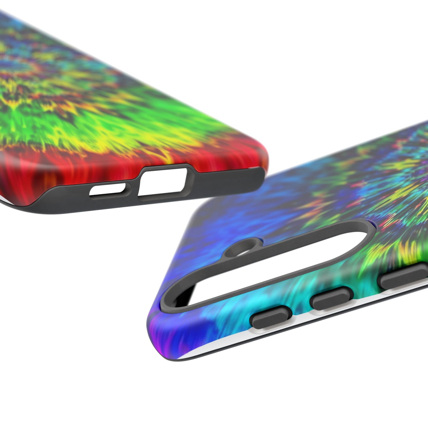 Fundas resistentes para Samsung - Funda para teléfono con mandala teñido anudado arcoíris