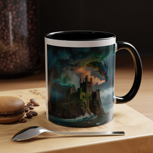 Fantasy Dragon Coffee Mug - Magical Gift for Fans of Fantasy, Mythology, and Art
