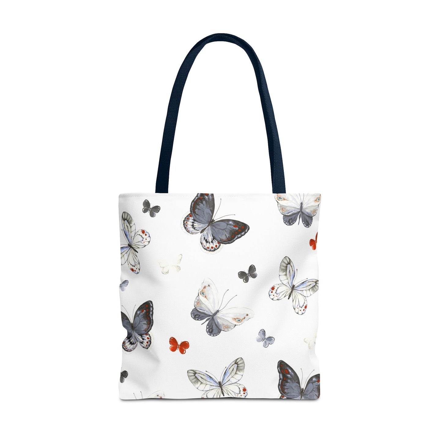 Butterfly Pattern Tote Bag — Lightweight Floral Tote for Everyday Use