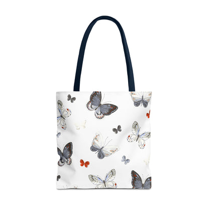 Butterfly Pattern Tote Bag — Lightweight Floral Tote for Everyday Use