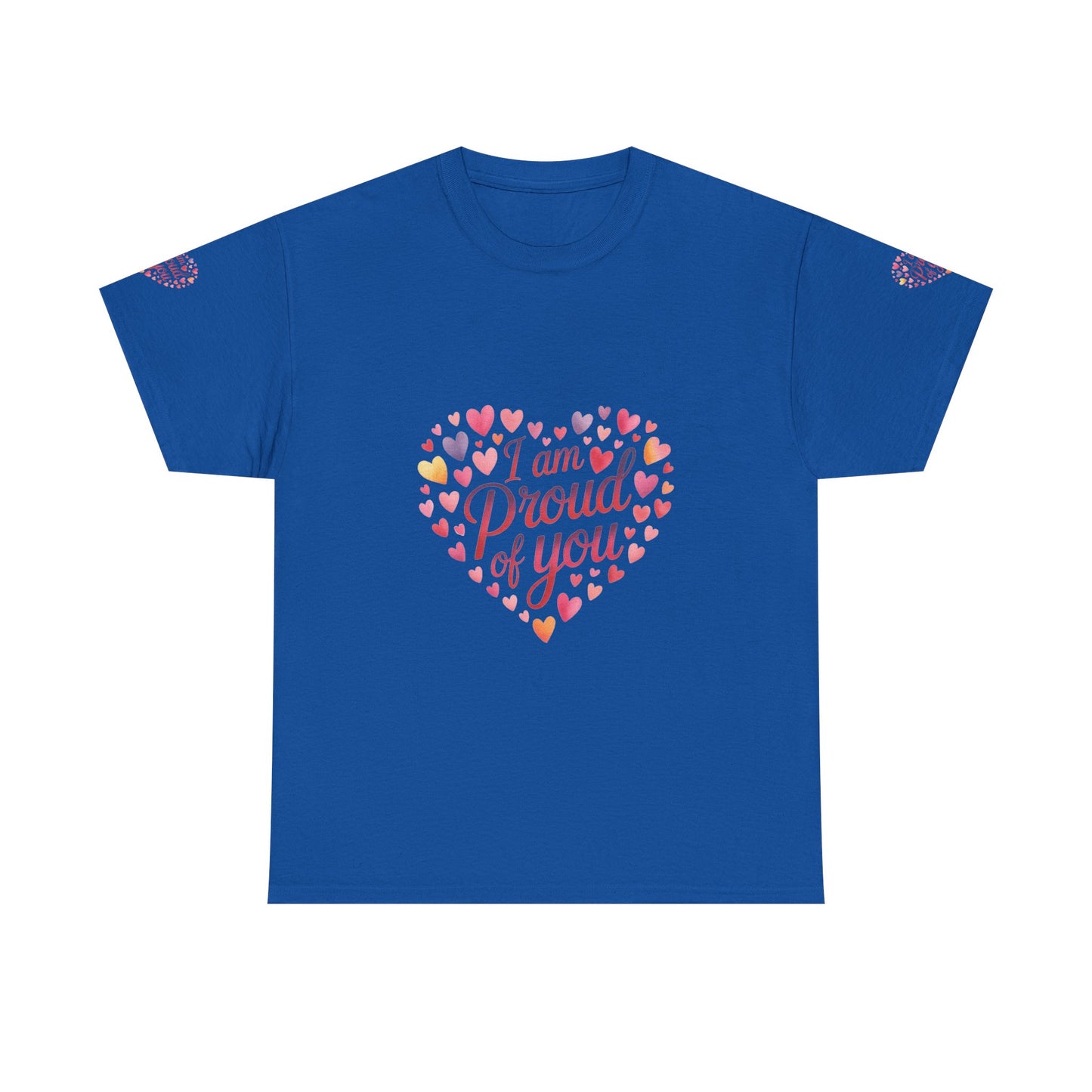 Proud of You Heart T‑Shirt with embroidery