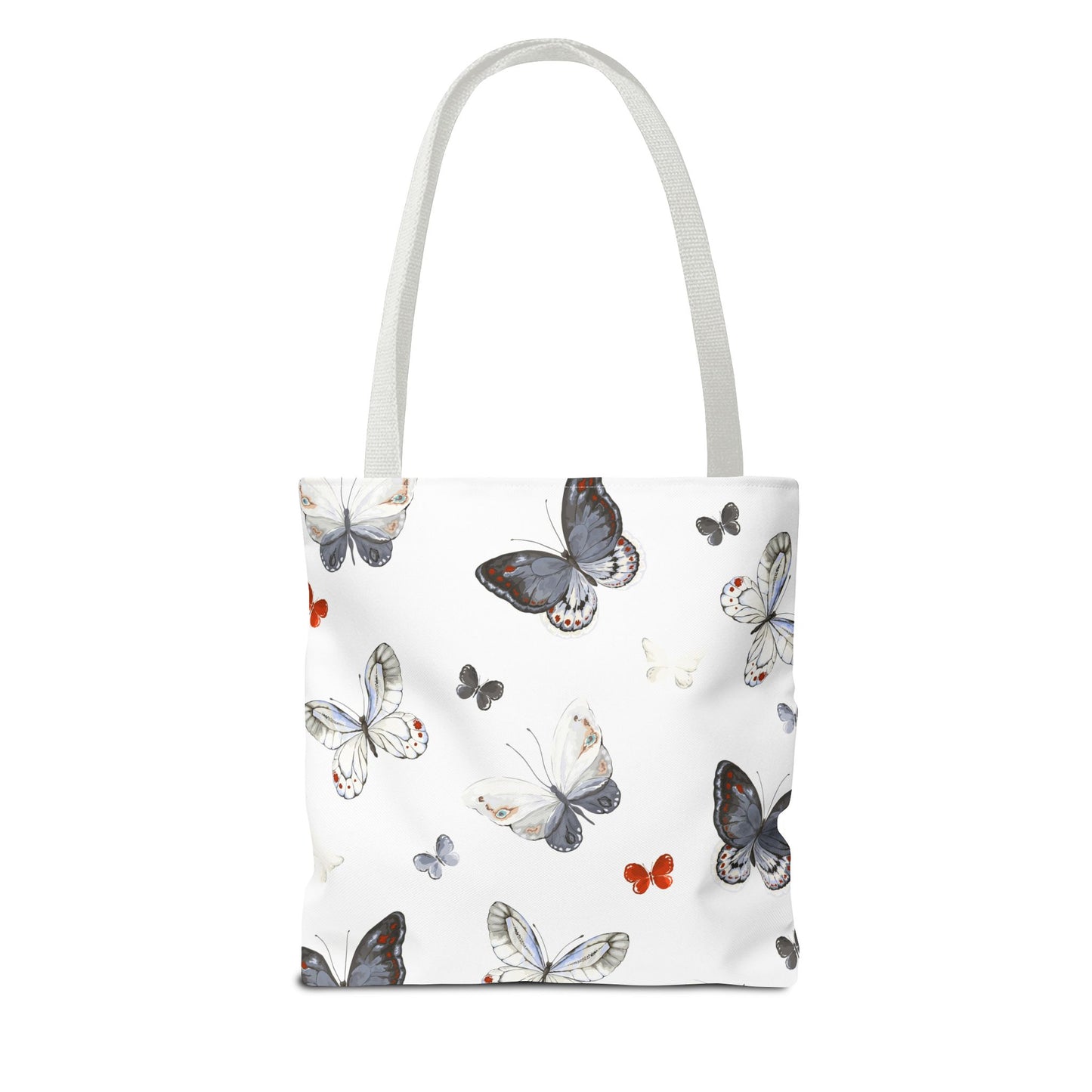 Butterfly Pattern Tote Bag — Lightweight Floral Tote for Everyday Use