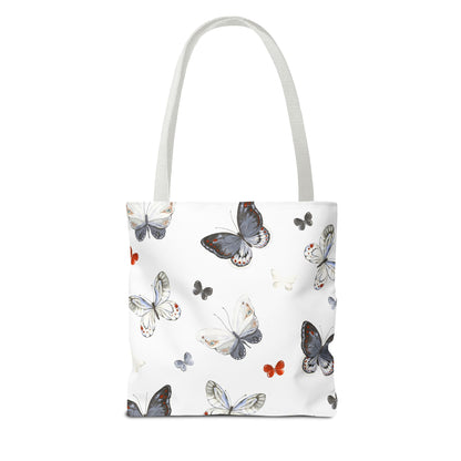 Butterfly Pattern Tote Bag — Lightweight Floral Tote for Everyday Use