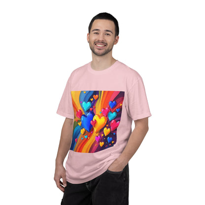 Colorful Heart Rainbow T‑Shirt