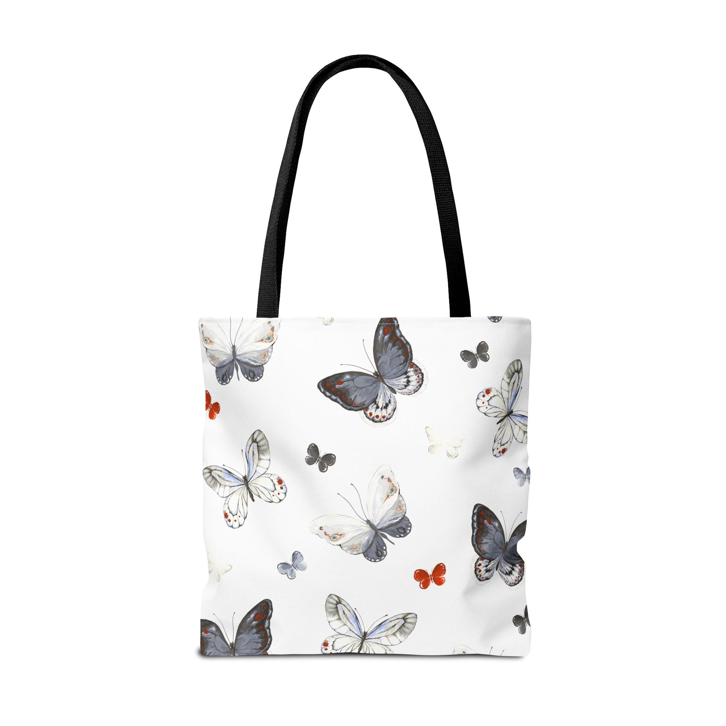 Butterfly Pattern Tote Bag — Lightweight Floral Tote for Everyday Use